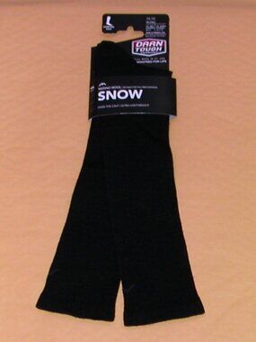 Darn Tough SNOW Ultra-Lightweight Over the Calf Socks Black Size Medium New